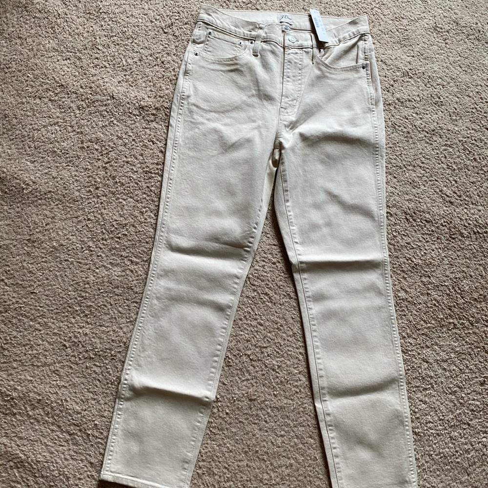 NWT Jcrew tan jeans size 28 waist